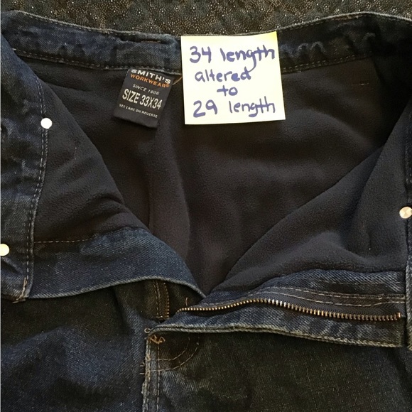 Smith’s Premium denim men’s jeans.  Heavy fleece lined.  33/30 - Picture 5 of 6
